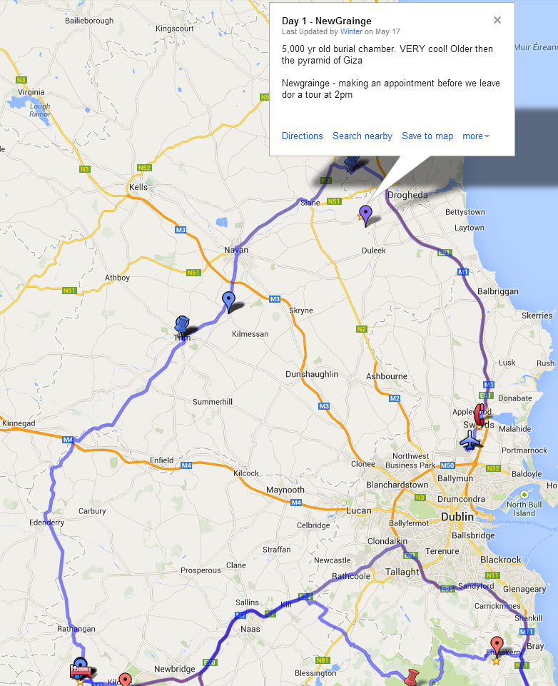Google Map - Newgrange